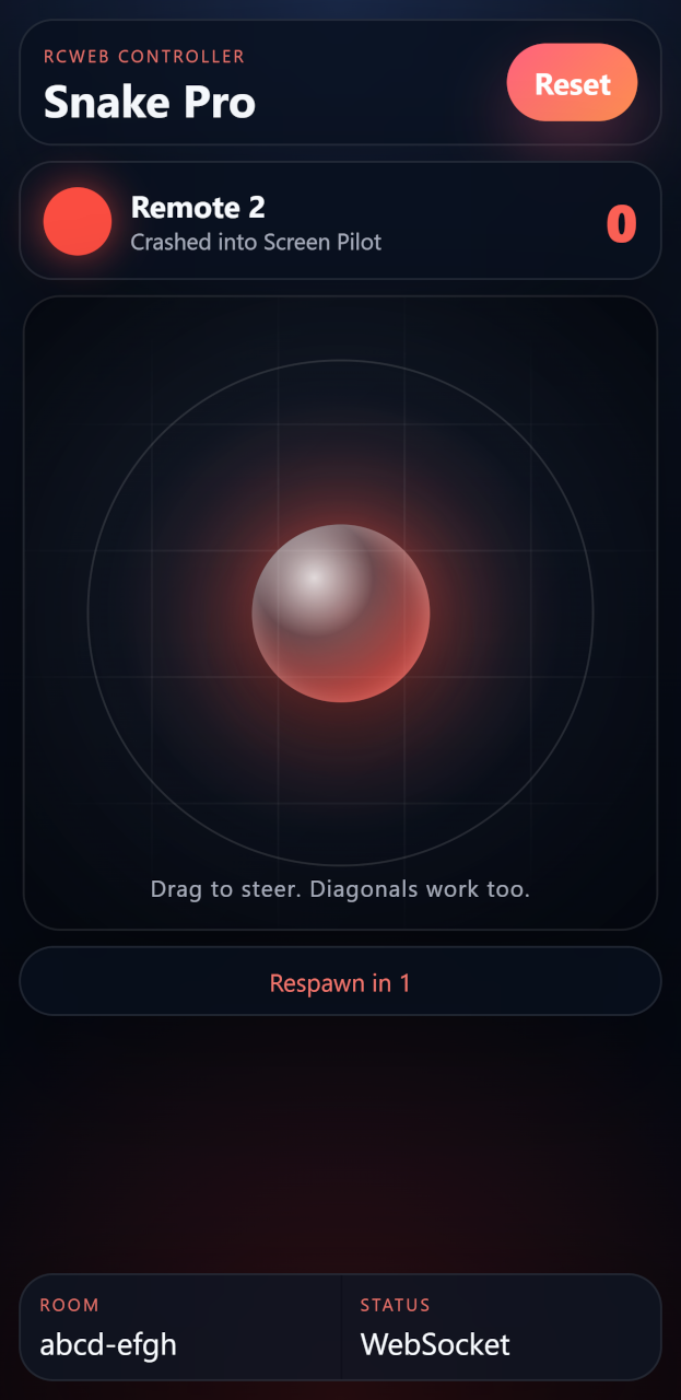 Snake Pro Control App screenshot