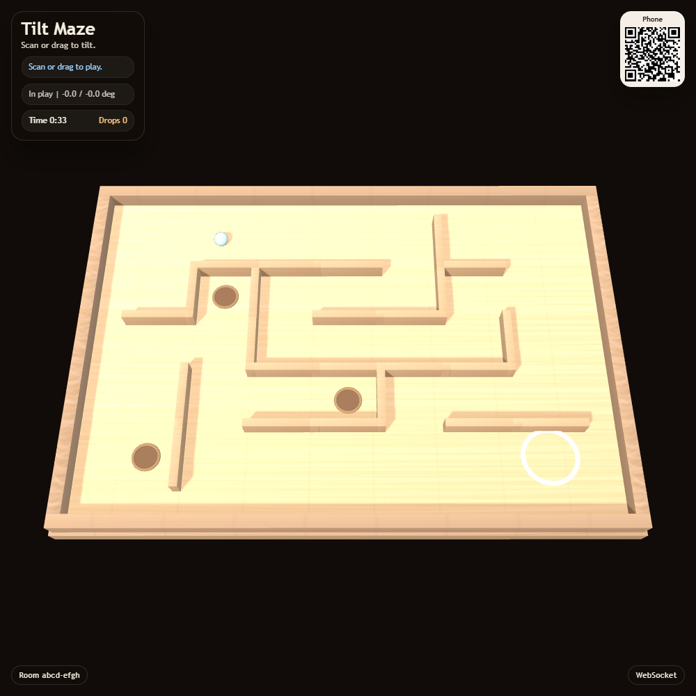 Tilt Maze App screenshot